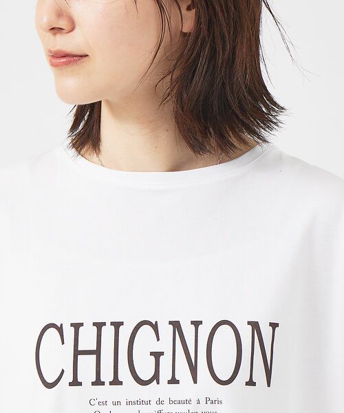 Rouge vif la cle / ルージュ・ヴィフ ラクレ Tシャツ | CHGNON　ロゴターンバッグTシャツ | 詳細10