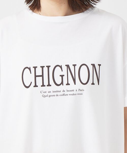 Rouge vif la cle / ルージュ・ヴィフ ラクレ Tシャツ | CHGNON　ロゴターンバッグTシャツ | 詳細11
