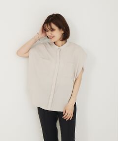 Rouge vif la cle / ルージュ・ヴィフ ラクレ シャツ・ブラウス | 【店舗限定】ドビークロスフレンチスリーブブラウス