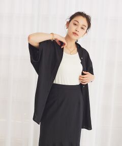 Rouge vif la cle / ルージュ・ヴィフ ラクレ シャツ・ブラウス | 【セットアップ対応】麻混変形シャツ