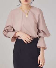 Rouge vif la cle / ルージュ・ヴィフ ラクレ シャツ・ブラウス | タックフレアブラウス