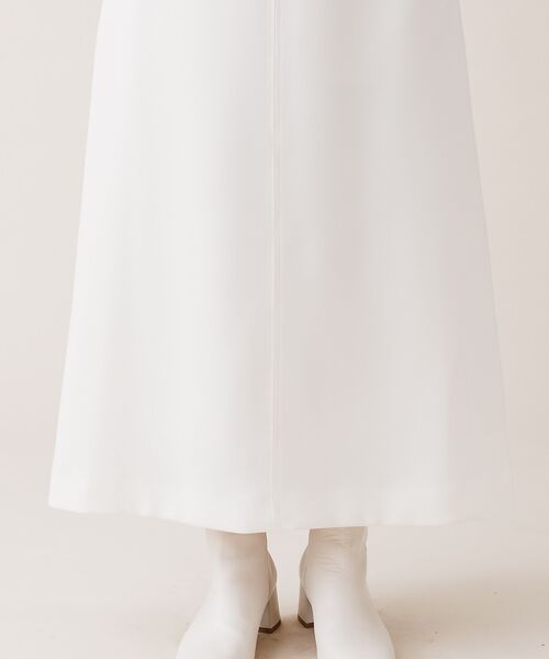 セール】 【XSサイズ展開】デザインベルトトラペーズスカート （ロング