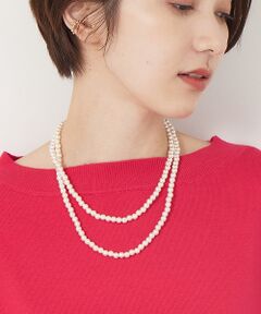 90ｃｍロングパールネックレス