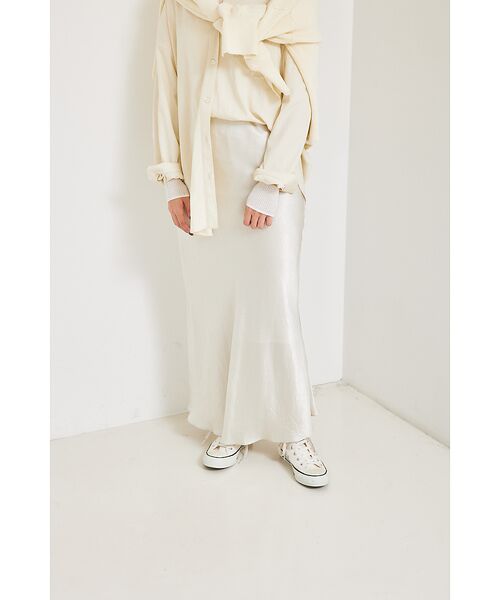 Rouge vif la cle / ルージュ・ヴィフ ラクレ ロング・マキシ丈スカート | 【大人気定番アイテム新色登場】バイヤスロングナロースカート | 詳細5