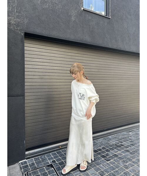 Rouge vif la cle / ルージュ・ヴィフ ラクレ ロング・マキシ丈スカート | 【大人気定番アイテム新色登場】バイヤスロングナロースカート | 詳細23