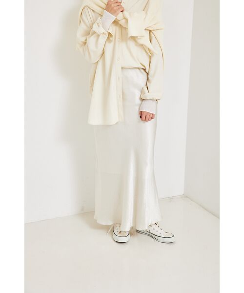 Rouge vif la cle / ルージュ・ヴィフ ラクレ ロング・マキシ丈スカート | 【大人気定番アイテム新色登場】バイヤスロングナロースカート | 詳細25