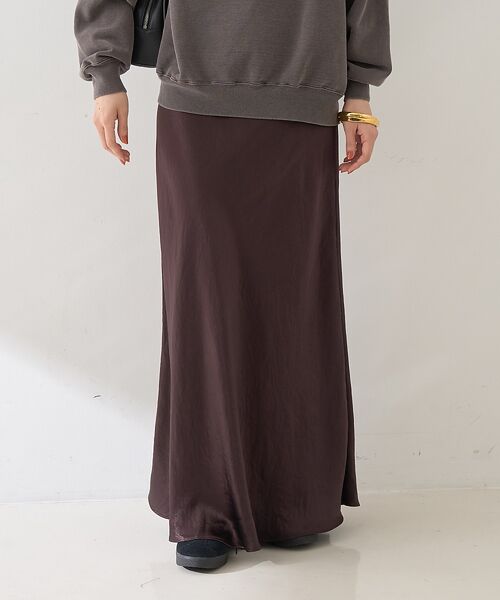 Rouge vif la cle / ルージュ・ヴィフ ラクレ ロング・マキシ丈スカート | 【大人気定番アイテム新色登場】バイヤスロングナロースカート | 詳細30