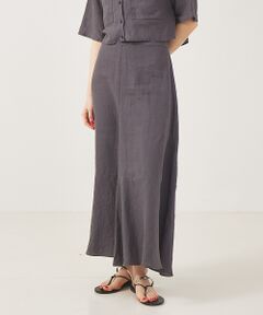 Rouge vif la cle / ルージュ・ヴィフ ラクレ ロング・マキシ丈スカート | 【セットアップ対応】麻製品染マキシスカート