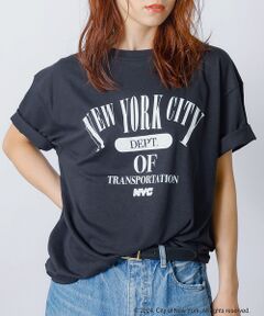 〈GOOD ROCK SPEED〉NYC ロゴプリントTシャツ