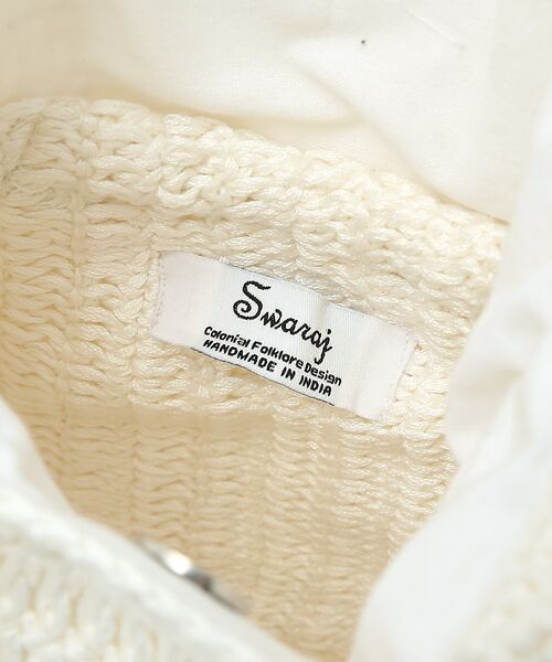 Rouge vif la cle / ルージュ・ヴィフ ラクレ トートバッグ | 【Swaraj/スワラージ】Hand Knit Letter バッグ | 詳細9