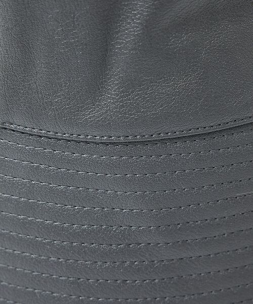 Rouge vif la cle / ルージュ・ヴィフ ラクレ ハット | 【RUBEN/ルーベン】フェイクレザーバケットハット/RUS-8211 | 詳細21