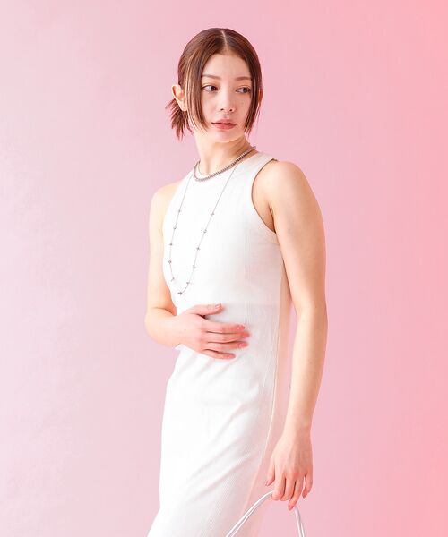 Rouge vif la cle / ルージュ・ヴィフ ラクレ ワンピース | ＜25SS新色＞【Robert P.Miller/ロバートピーミラー】リブワンピ | 詳細12