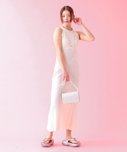 Rouge vif la cle / ルージュ・ヴィフ ラクレ ワンピース | ＜25SS新色＞【Robert P.Miller/ロバートピーミラー】リブワンピ | 詳細14