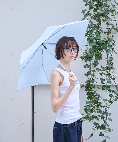 Rouge vif la cle / ルージュ・ヴィフ ラクレ 傘 | 折り畳み傘 / FLAT / ミニ / 軽量 / 晴雨兼用 /パステルカラー / | 詳細16