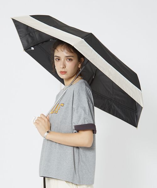 Rouge vif la cle / ルージュ・ヴィフ ラクレ 傘 | 折り畳み傘 / 日傘 / バイカラー / 晴雨兼用 / UV CUT / 遮光 | 詳細7