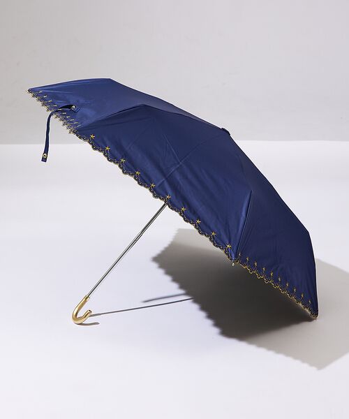 Rouge vif la cle / ルージュ・ヴィフ ラクレ 傘 | 折り畳み傘 / 日傘 / 刺繍 / 星モチーフ / 晴雨兼用 / UV CUT | 詳細7