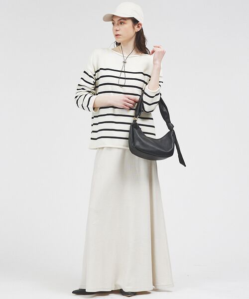 Rouge vif la cle / ルージュ・ヴィフ ラクレ ニット・セーター | 【TRICOTS JEAN MARC】ボートネック ボーダーニットプルオーバー | 詳細15