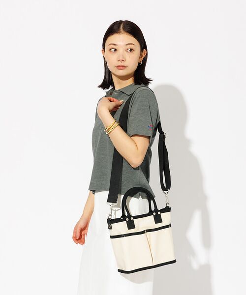 Rouge vif la cle / ルージュ・ヴィフ ラクレ ショルダーバッグ | 【VegieBAG/ベジバッグ】BI MINI SQUARE  / 24SS限定 | 詳細1