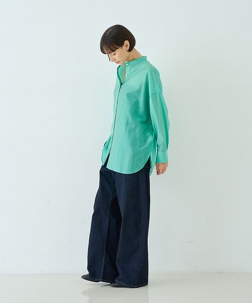 Rouge vif la cle / ルージュ・ヴィフ ラクレ シャツ・ブラウス | 【店舗限定】ナチュラルオーガンジーシアーシャツ | 詳細10