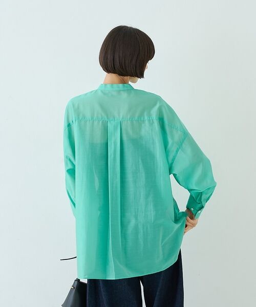 Rouge vif la cle / ルージュ・ヴィフ ラクレ シャツ・ブラウス | 【店舗限定】ナチュラルオーガンジーシアーシャツ | 詳細6
