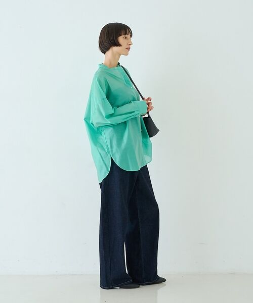 Rouge vif la cle / ルージュ・ヴィフ ラクレ シャツ・ブラウス | 【店舗限定】ナチュラルオーガンジーシアーシャツ | 詳細9