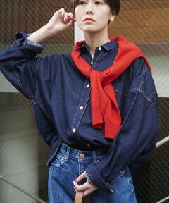 Rouge vif la cle / ルージュ・ヴィフ ラクレ シャツ・ブラウス | NEW オーバーサイズデニムシャツ