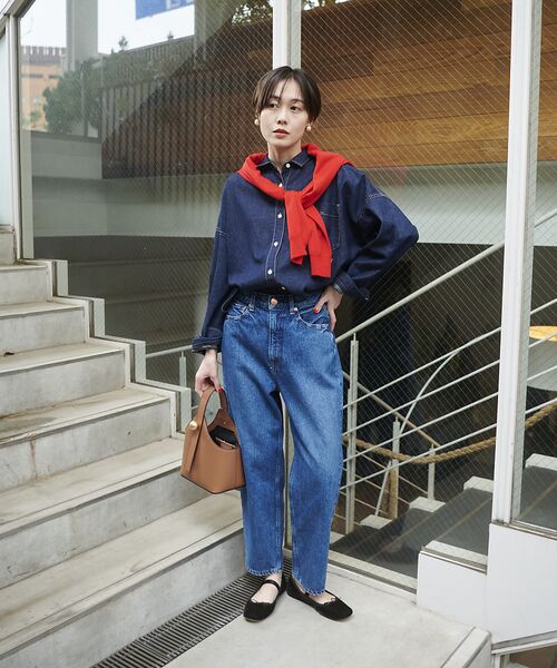 Rouge vif la cle / ルージュ・ヴィフ ラクレ シャツ・ブラウス | NEW オーバーサイズデニムシャツ | 詳細9