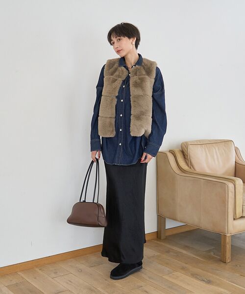 Rouge vif la cle / ルージュ・ヴィフ ラクレ シャツ・ブラウス | NEW オーバーサイズデニムシャツ | 詳細11