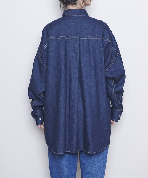 Rouge vif la cle / ルージュ・ヴィフ ラクレ シャツ・ブラウス | NEW オーバーサイズデニムシャツ | 詳細12