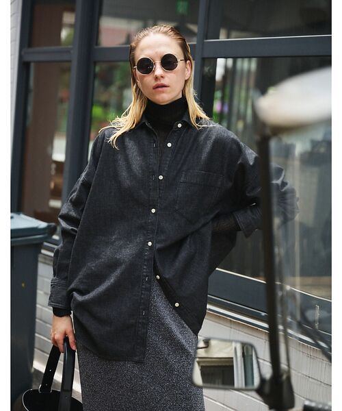 Rouge vif la cle / ルージュ・ヴィフ ラクレ シャツ・ブラウス | NEW オーバーサイズデニムシャツ | 詳細15