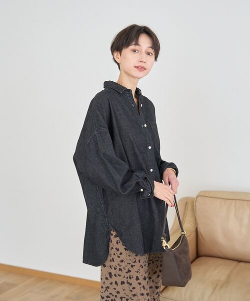 Rouge vif la cle / ルージュ・ヴィフ ラクレ シャツ・ブラウス | NEW オーバーサイズデニムシャツ | 詳細19