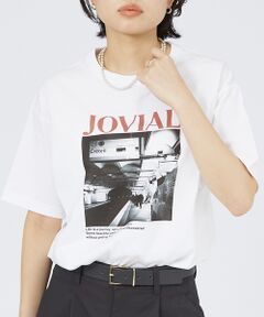 【LE TRIO ABAHOUSE】JOVIAL / グラフィックTシャツ　サイ