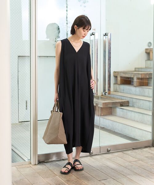 Rouge vif la cle / ルージュ・ヴィフ ラクレ ワンピース | Vネックコクーンワンピース | 詳細27