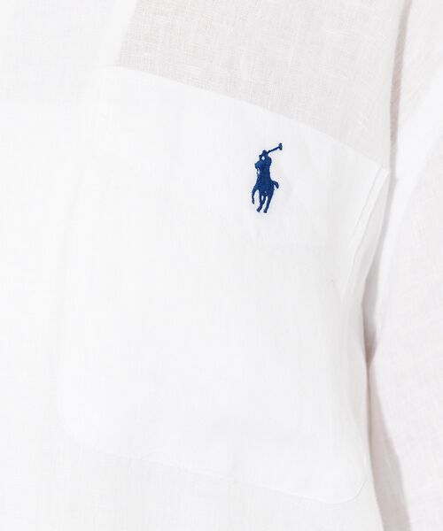 Rouge vif la cle / ルージュ・ヴィフ ラクレ シャツ・ブラウス | 【POLO RALPH LAURENポロラルフローレン】リネン キャンプシャツ | 詳細12