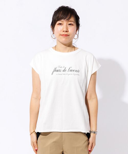 Rouge vif la cle / ルージュ・ヴィフ ラクレ Tシャツ | 【TICCA/ティッカ】別注ウォッシュ天竺フレンチロゴTシャツ | 詳細16