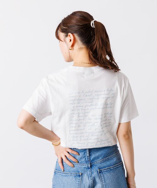 Rouge vif la cle / ルージュ・ヴィフ ラクレ Tシャツ | フロントバックロゴ半袖Tシャツ | 詳細3