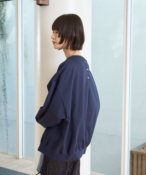 Rouge vif la cle / ルージュ・ヴィフ ラクレ Tシャツ | ゆるシルエットバックヘンリーカットプルオーバー | 詳細21