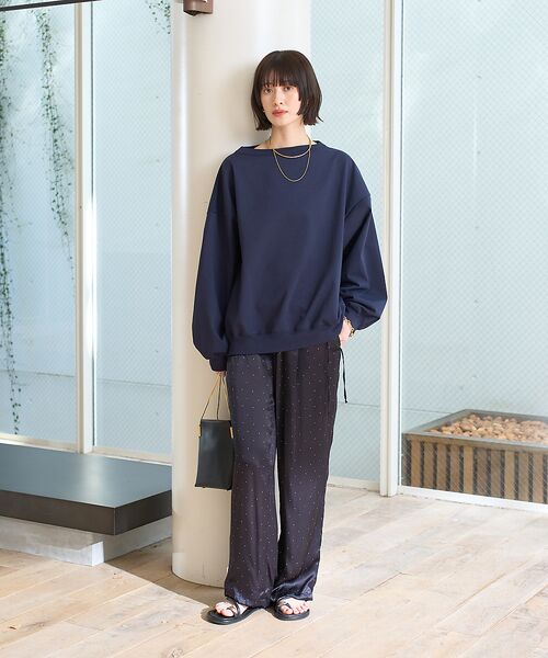 Rouge vif la cle / ルージュ・ヴィフ ラクレ Tシャツ | ゆるシルエットバックヘンリーカットプルオーバー | 詳細23