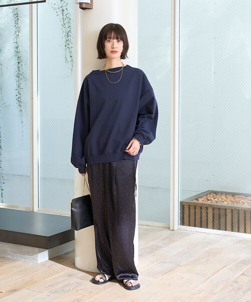 Rouge vif la cle / ルージュ・ヴィフ ラクレ Tシャツ | ゆるシルエットバックヘンリーカットプルオーバー | 詳細24