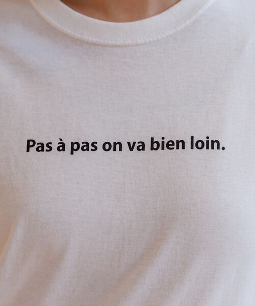 Rouge vif la cle / ルージュ・ヴィフ ラクレ Tシャツ | ロゴコンパクトTシャツ | 詳細21