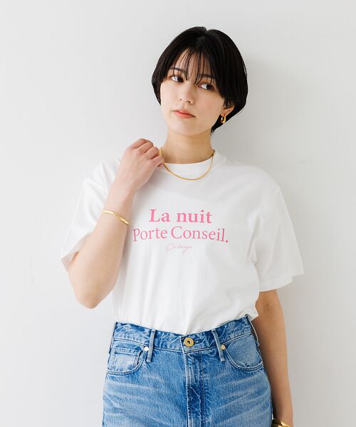 Rouge vif la cle / ルージュ・ヴィフ ラクレ Tシャツ | バックスクエアロゴTシャツ | 詳細4