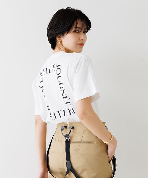 Rouge vif la cle / ルージュ・ヴィフ ラクレ Tシャツ | バックスクエアロゴTシャツ | 詳細11