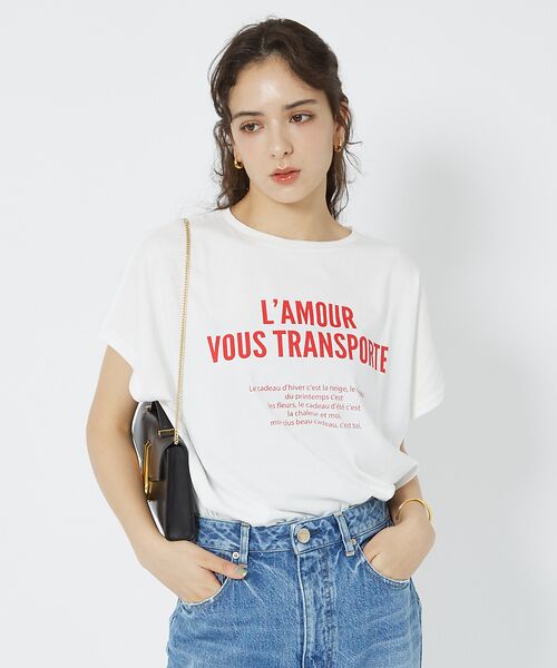 Rouge vif la cle / ルージュ・ヴィフ ラクレ Tシャツ | 【一部店舗限定】シルケット天竺フレンチスリーブT【予約】 | 詳細1