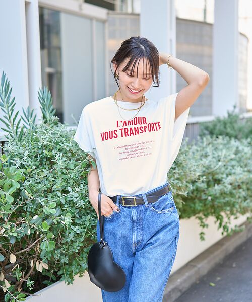 Rouge vif la cle / ルージュ・ヴィフ ラクレ Tシャツ | 【一部店舗限定】シルケット天竺フレンチスリーブT | 詳細10