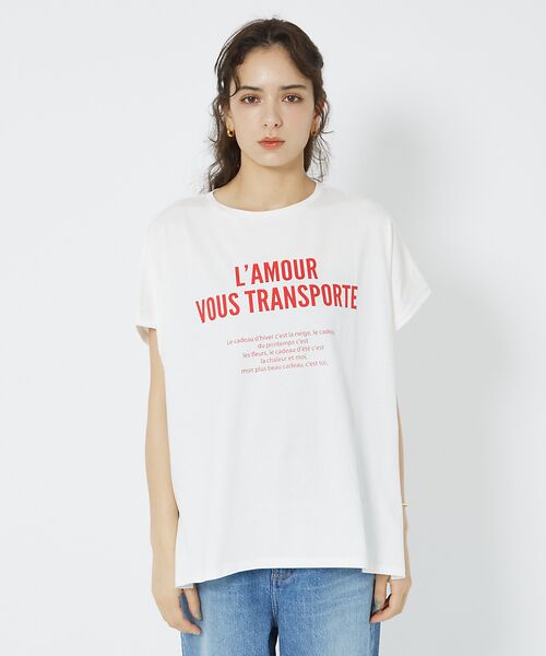 Rouge vif la cle / ルージュ・ヴィフ ラクレ Tシャツ | 【一部店舗限定】シルケット天竺フレンチスリーブT | 詳細15