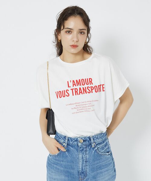 Rouge vif la cle / ルージュ・ヴィフ ラクレ Tシャツ | 【一部店舗限定】シルケット天竺フレンチスリーブT【予約】 | 詳細2