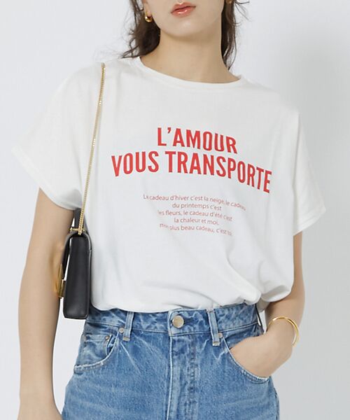 Rouge vif la cle / ルージュ・ヴィフ ラクレ Tシャツ | 【一部店舗限定】シルケット天竺フレンチスリーブT | 詳細7