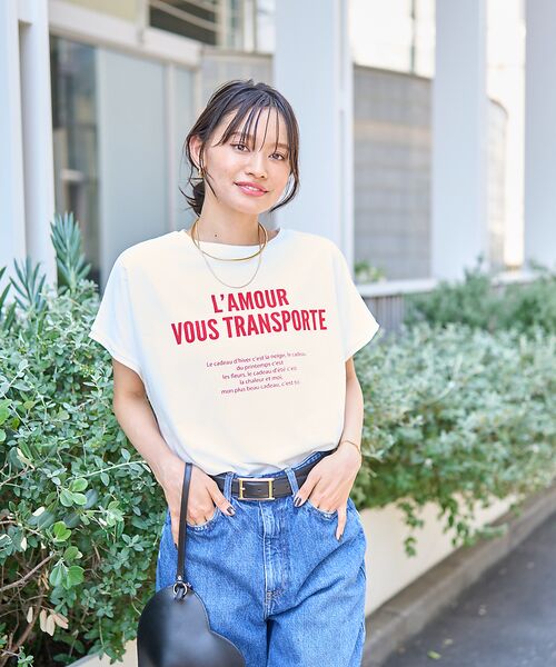 Rouge vif la cle / ルージュ・ヴィフ ラクレ Tシャツ | 【一部店舗限定】シルケット天竺フレンチスリーブT【予約】 | 詳細8