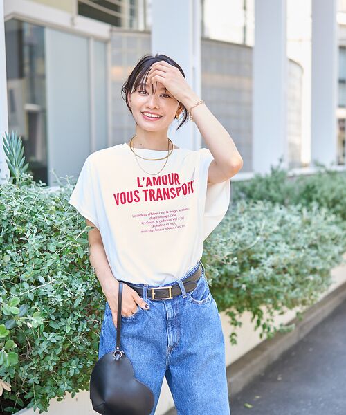 Rouge vif la cle / ルージュ・ヴィフ ラクレ Tシャツ | 【一部店舗限定】シルケット天竺フレンチスリーブT【予約】 | 詳細9