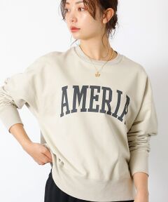 【MICA&DEAL /マイカアンドディール】AMERIA プリントスウェット